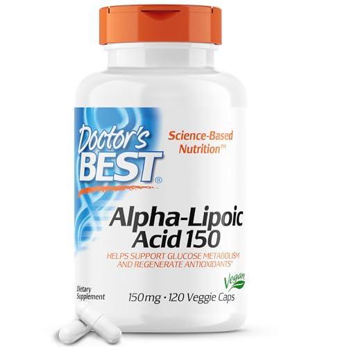Doctor's Best Alpha-Lipoic Acid 150, Helps Support Glucose Metabolism & Regenerate Antioxidants 150mg
