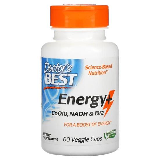 Doctor's Best Energy + CoQ10 NADH & B12 Vegicaps 60 Vegicaps