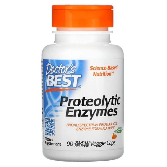 Doctor's Best Proteolytic Enzymes Vegicaps 90 Vegicaps