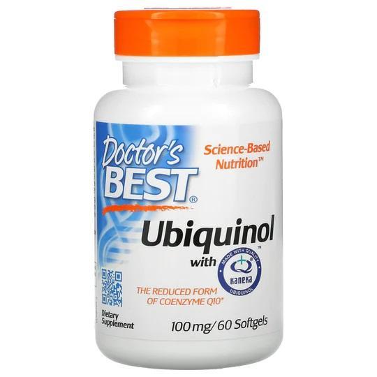 Doctor's Best Ubiquinol With Kaneka QH 100mg Softgels 60 Softgels