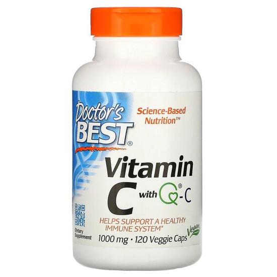 Doctor's Best Vitamin C With Quali-C 1000mg Vegicaps 120 Vegicaps