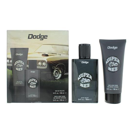 Dodge Super Bee Eau De Toilette + Body Wash Gift Set