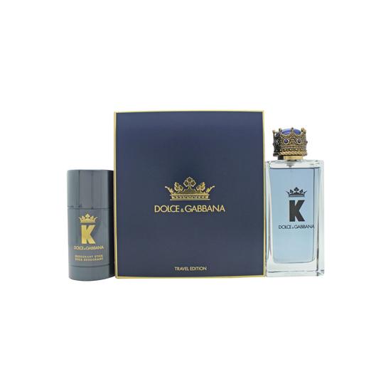 Dolce & Gabbana K Gift Set 100ml Eau De Toilette + 75g Deodorant Stick