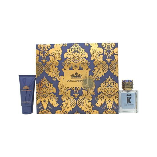 Dolce & Gabbana K Gift Set 50ml Eau De Toilette + 50ml Aftershave Balm