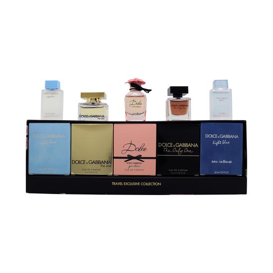 Dolce & Gabbana Miniatures Gift Set Devotion Eau De Parfum 5ml Q Eau De Parfum 5ml Light Blue Eau De Toilette 4.5ml The One Eau De Parfum 5ml