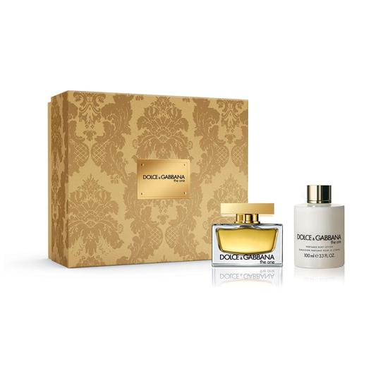 Dolce & Gabbana The One Eau De Parfum Fragrance Gift Set 50ml Eau De Parfum, 100ml Body Lotion