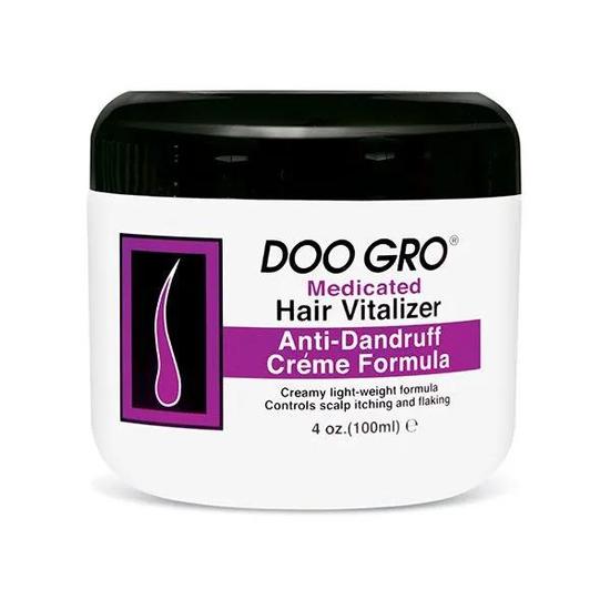 Doo Gro Medicated Hair Vitalizer Anti-dandruff Creme Formula 4oz