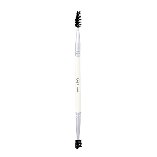 Nanshy DoubleEnded Spoolie Brush Pearlescent White