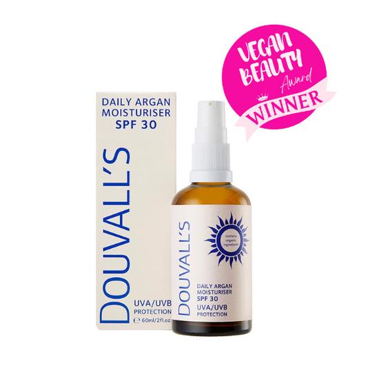 Douvall's Argan Daily Moisturiser With Spf 30 Uva/Uvb Protection 60Ml
