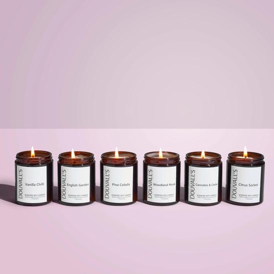 Douvall's Eco Soy Wax Scented Candles