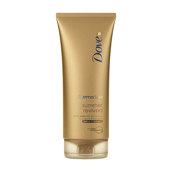 Dove Derma Spa Summer Revived Medium To Body Lotion Dark
