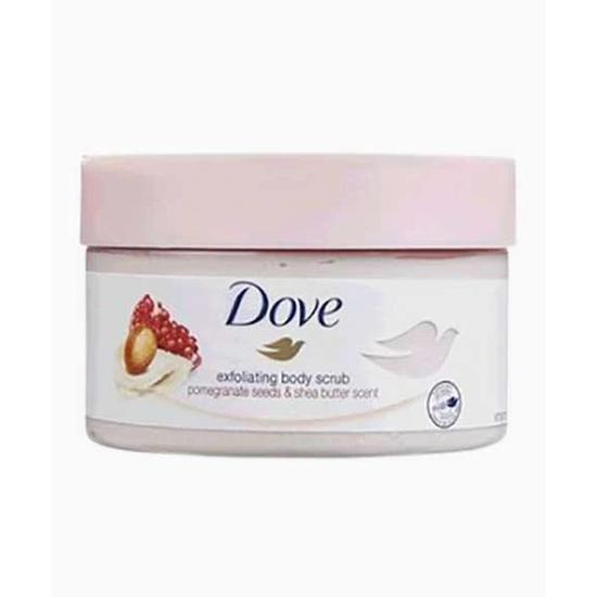 Dove Exfoliating Body Scrub Pomegranate Seeds & Shea Butter Scent 225ml