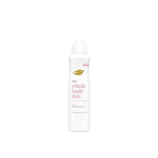 Dove Whole Body Deo Raspberry & Rose Deodorant Spray 150ml