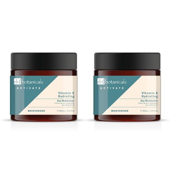 Dr Botanicals Activate Vitamin E Hydrating Day Moisturiser Twin Value Savings Pack
