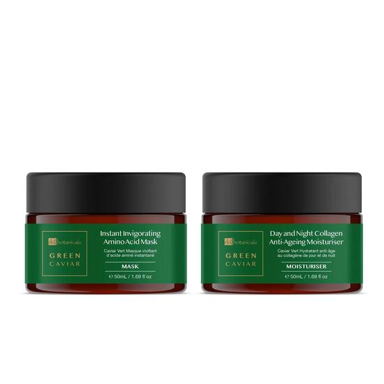 Dr Botanicals Anti-Ageing Green Caviar Moisturiser & Mask Kit