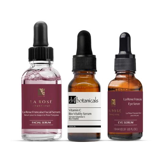 Dr Botanicals Anti-Ageing La Rose Facial & Eye Care Pack
