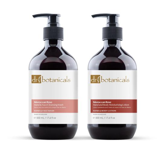 Dr Botanicals Anti-Ageing Moroccan Rose Wash & Lotion Set