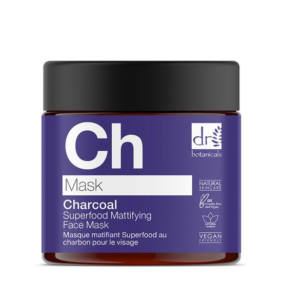 Dr Botanicals Charcoal Superfood Mattifying Face Mask 60ml