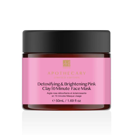 Dr Botanicals Detoxifying & Brightening Pink Clay 10minute Face Mask 50ml