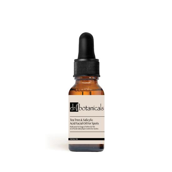 Dr Botanicals Eucalyptus, Tea Tree & Salicylic Acid Facial Oil For Spots 15ml