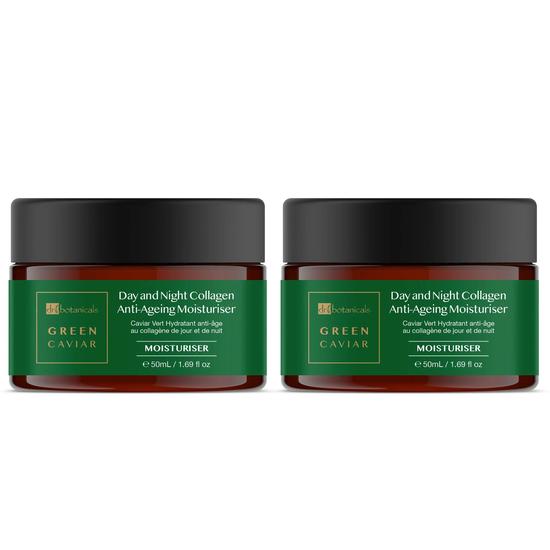 Dr Botanicals Green Caviar Day & Night Anti-Ageing Moisturiser Duo Pack