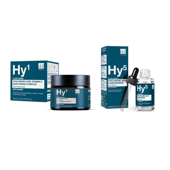 Dr Botanicals Hyaluronic Acid Day Moisturiser & Eye Serum Kit
