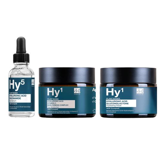 Dr Botanicals Hyaluronic Acid Day Moisturiser + Eye Serum+ Mask