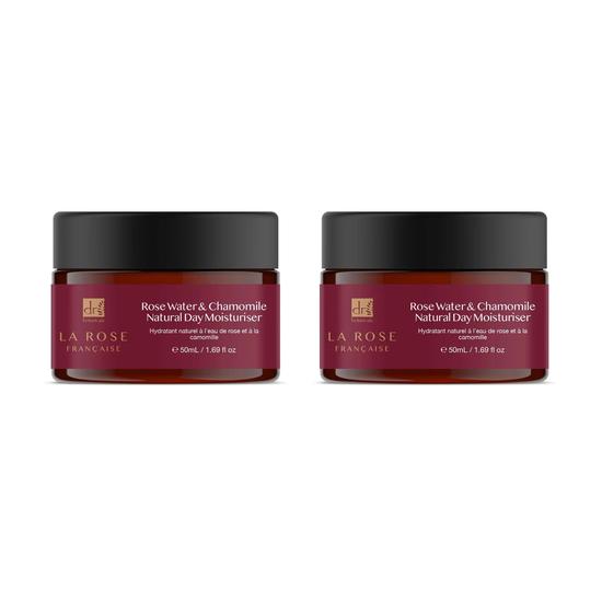 Dr Botanicals La Rose Francaise Day Moisturiser Twin Value Savings Pack