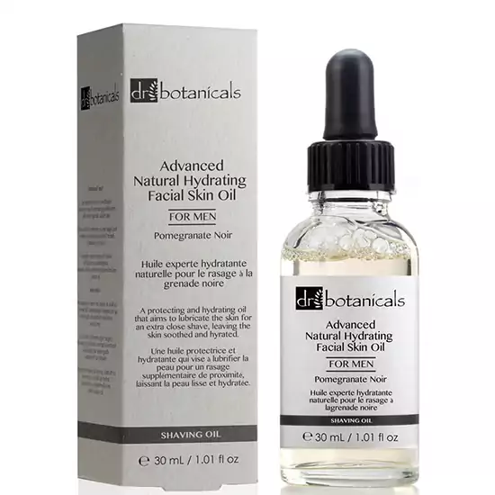Dr Botanicals Pomegranate Noir Advanced Natural Hydrating Facial Skin Oil For Men