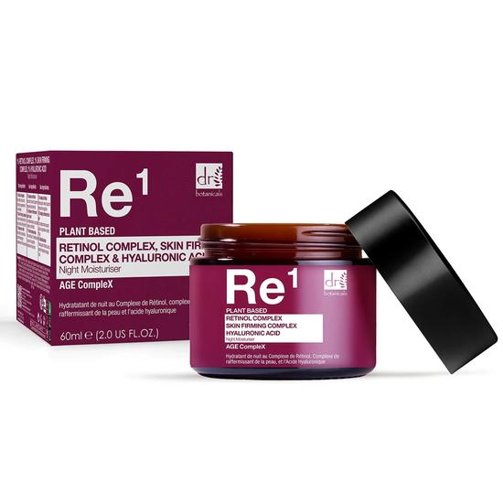 Dr Botanicals Retinol Complex 1%, Skin Firming Complex 1% & Hyaluronic Acid 1% Night Moisturiser 60ml