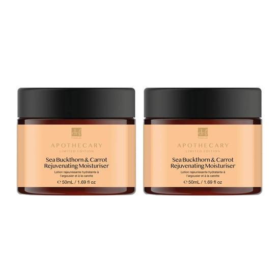 Dr Botanicals Sea Buckthorn & Carrot Rejuvenating Moisturiser Twin Value Savings Pack