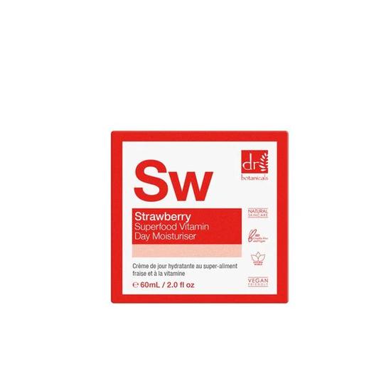 Dr Botanicals SW Strawberry Superfood Vitamin Day Moisturiser 60ml