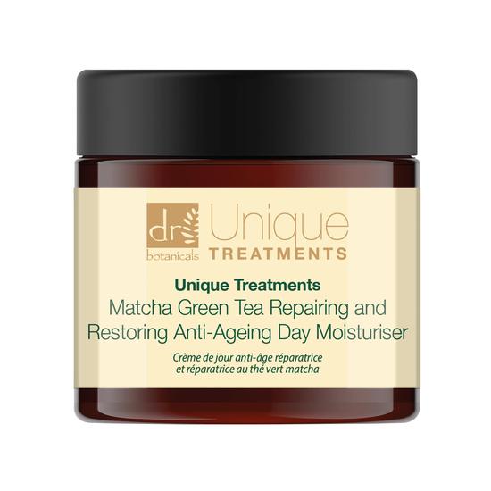 Dr Botanicals Unique Treatments Matcha Green Tea Repairing & Restoring anti-ageing Day Moisturiser 60ml