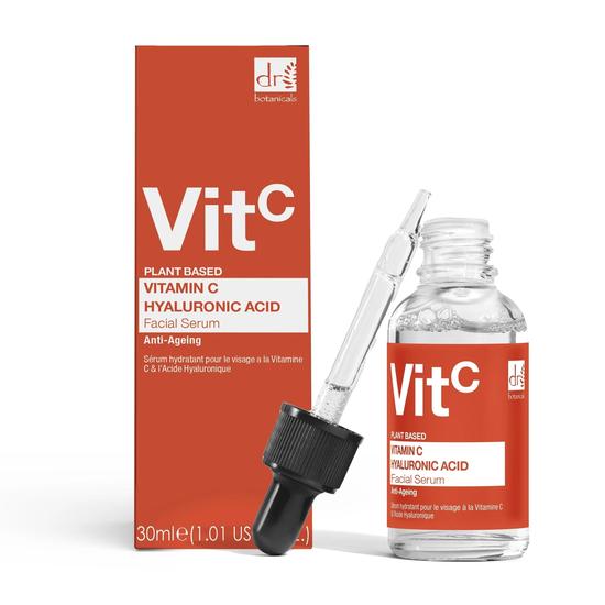 Dr Botanicals Vitamin C 5% & Hyaluronic Acid 2% Hydrating Facial Serum