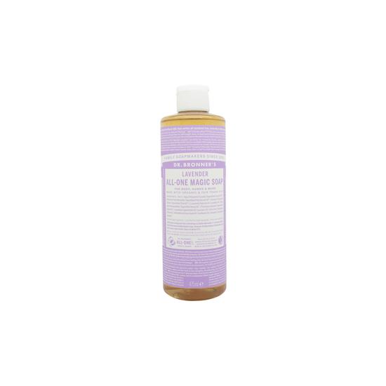 Dr Bronner's 18-In-1 Lavender Pure-Castile Liquid Soap 475ml