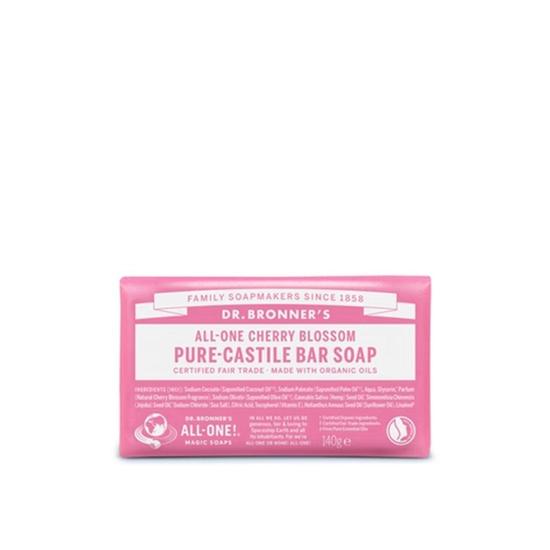 Dr Bronner's All-One Pure-Castile Bar Soap Cherry Blossom 140g