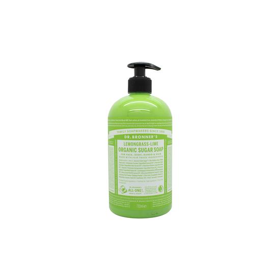 Dr Bronner's Lemongrass-Lime Organic Sugar Soap 710ml