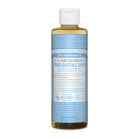 Dr Bronner's Organic Baby Mild Cast Liquid Soap 237ml