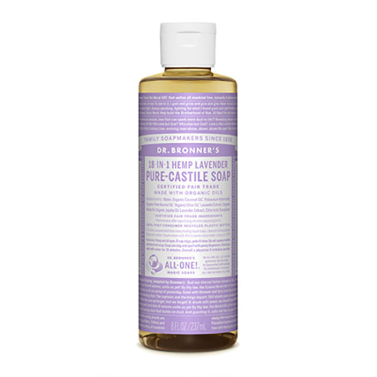 Dr Bronner's Organic Lavender Castile Liquid Soap 237ml