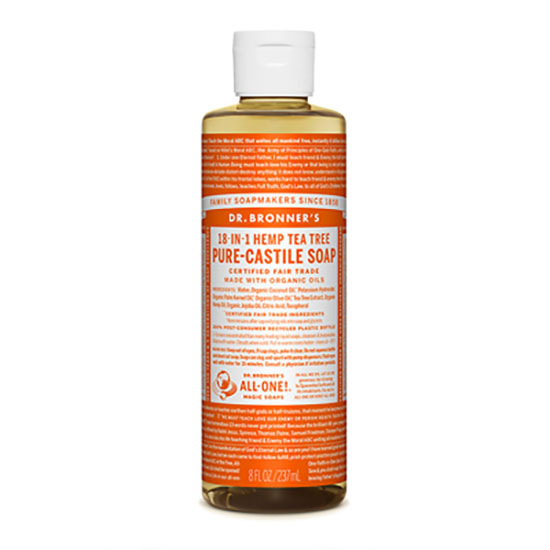 Dr Bronner's Organic Tea Tree Castile Liquid Soap 237ml