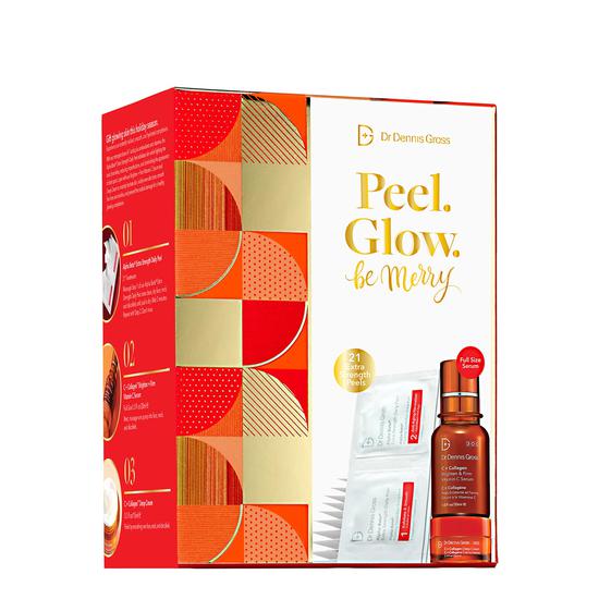 Dr Dennis Gross Skincare Peel. Glow. Be Merry Gift Set