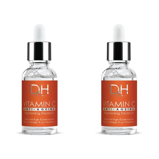 Dr H Vitamin C Brightening Oil Facial Oil Duo Pack