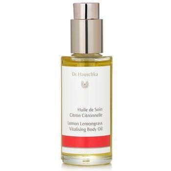 Dr Hauschka Lemon Lemongrass Vitalising Body Oil Firms & Refreshes 75ml