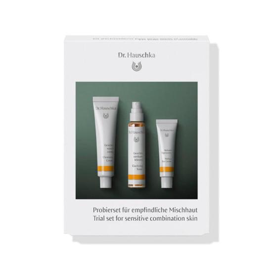 Dr Hauschka Trial Set For Combination Skin Cleansing Cream + Clarifying Toner + Melissa Day Cream