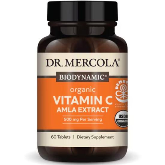 Dr. Mercola Biodynamic Organic Vitamin C Amla Extract Tablets 60 Tablets