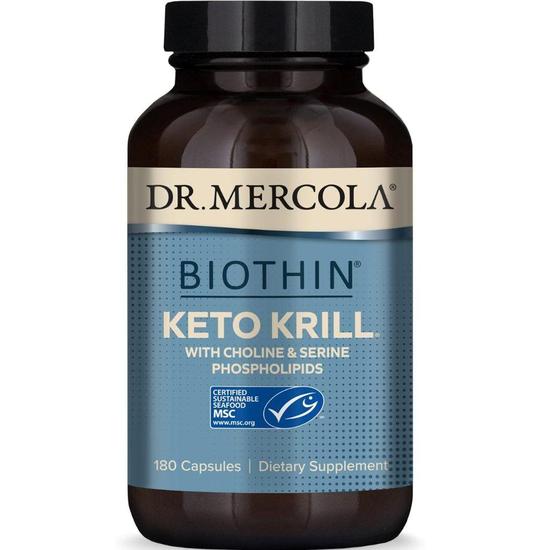 Dr. Mercola BIOTHIN Keto Krill Capsules 180 Capsules