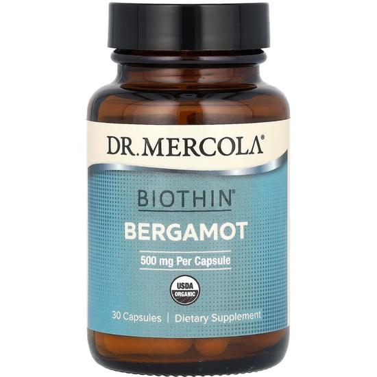 Dr. Mercola BIOTHIN Organic Bergamot Capsules 30 Capsules