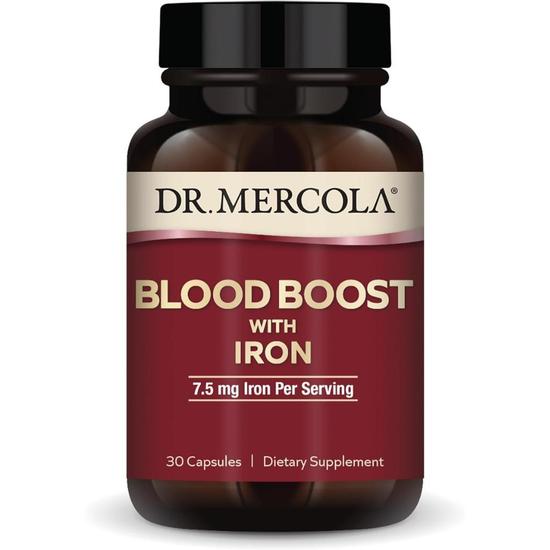 Dr. Mercola Blood Boost With Iron Capsules
