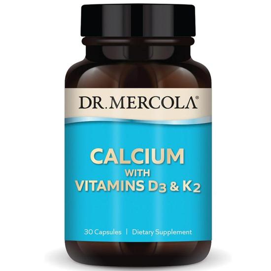 Dr. Mercola Calcium With Vitamins D3 & K2 Capsules 30 Capsules