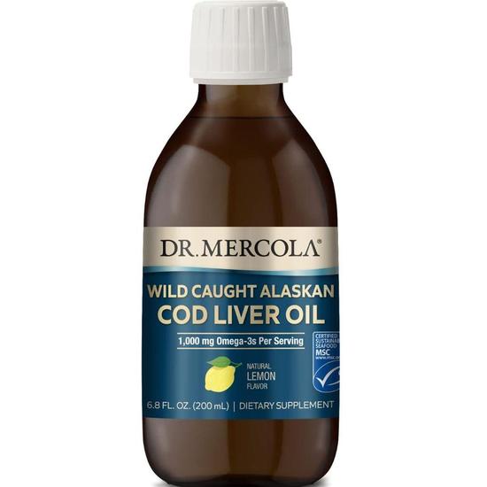 Dr. Mercola Cod Liver Oil Liquid 200ml